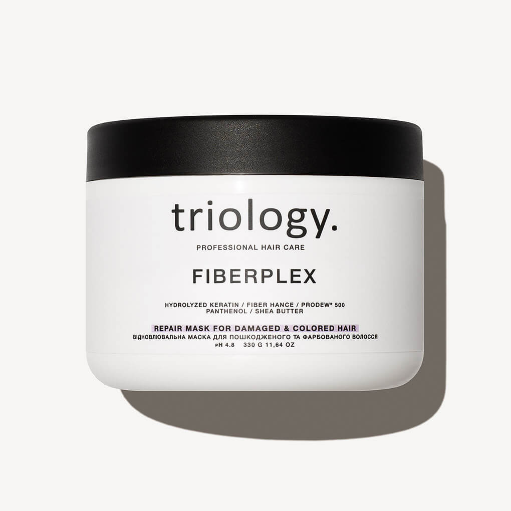 Відновлювальна маска для пошкодженого та фарбованого волосся Fiberplex Triology. 330 г