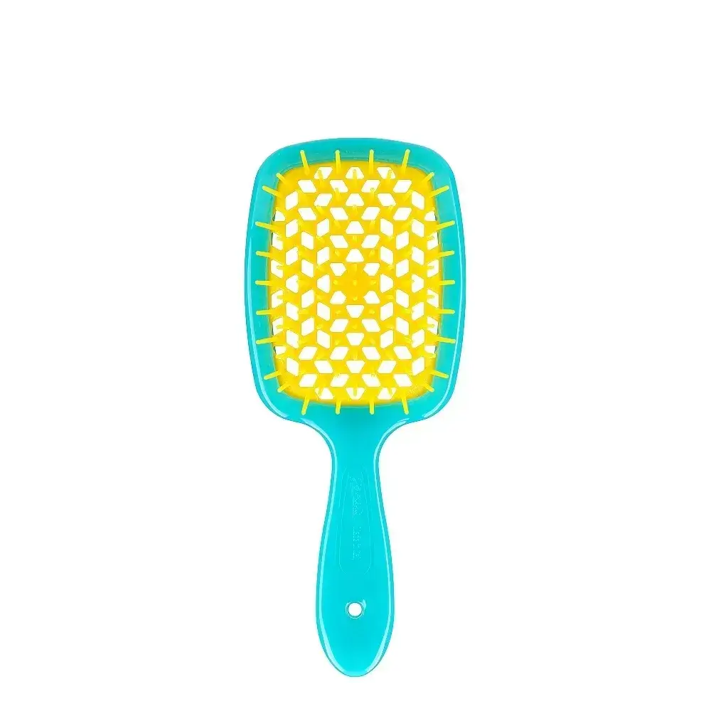 ГРЕБІНЕЦЬ JANEKE SUPERBRUSH STANDART голуба з жовтим