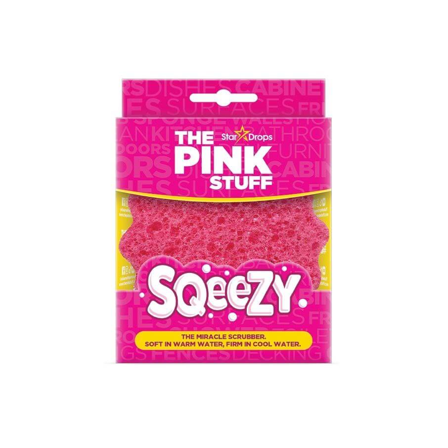 Губка для прибирання The Pink Stuff Sqeezy Miracle Scrubber