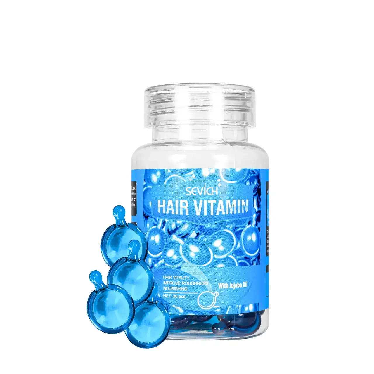 Вітамінні капсули для волосся Sevich Hair Vitamin with Jojoba Oil, для глибокого відновлення та блиску, 30 шт