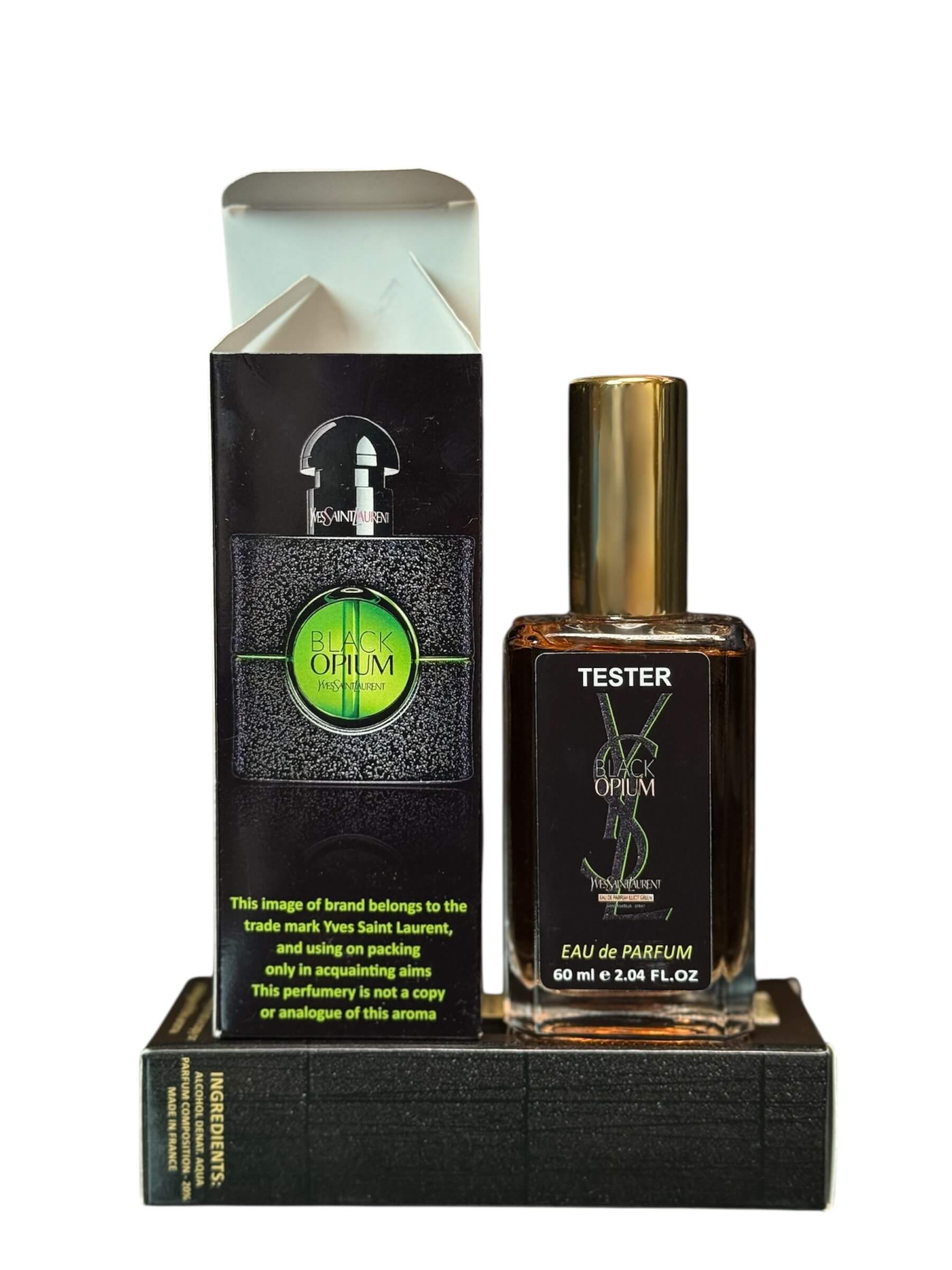 Тестер парфумів Yves Saint Laurent Black Opium Illicit Green, 60 мл