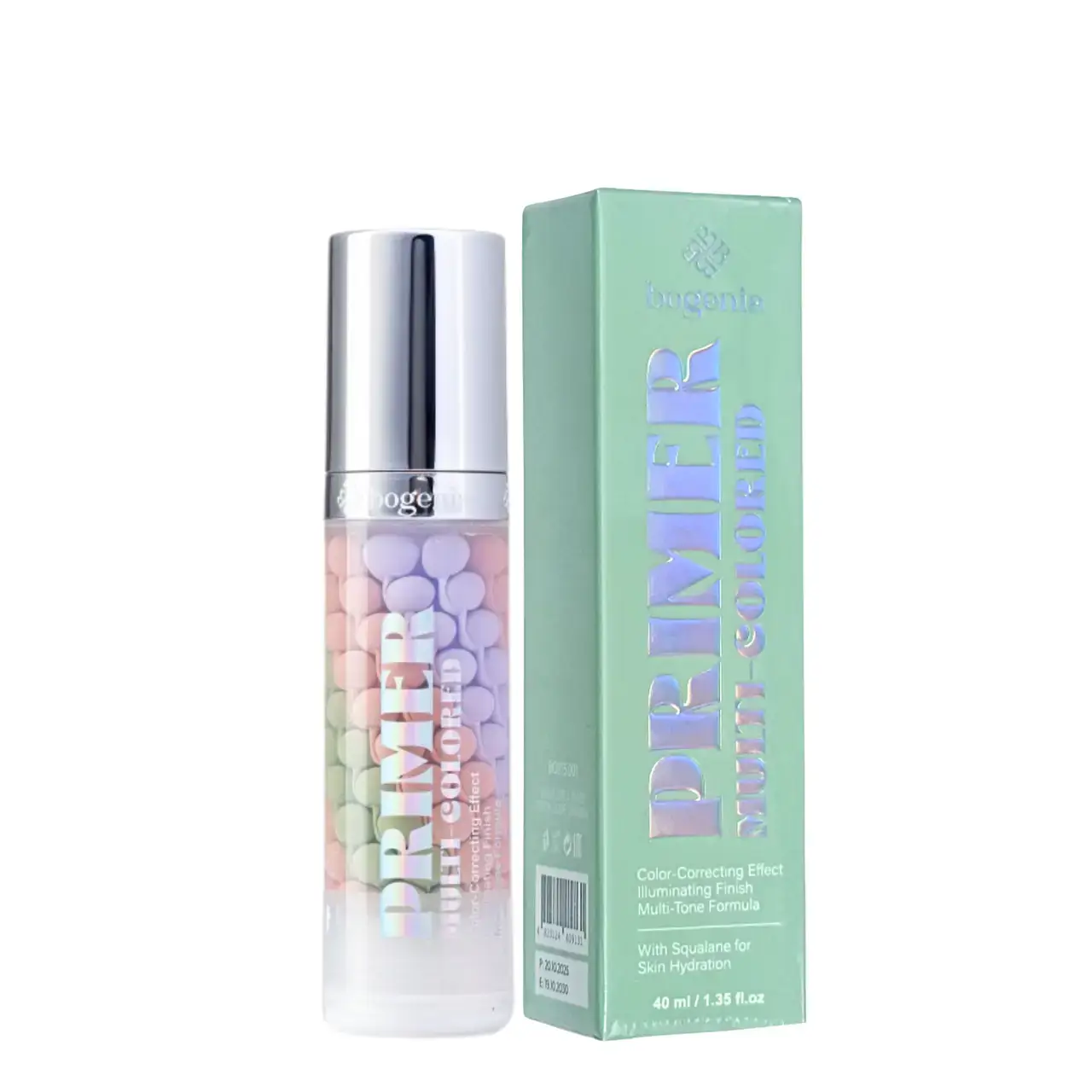 Коригуюча трьохколірна база під макіяж Glaze Correcting Primer Bogenia