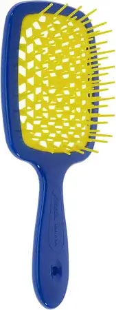 ГРЕБІНЕЦЬ JANEKE SUPERBRUSH STANDART Темно-синя з жовтим