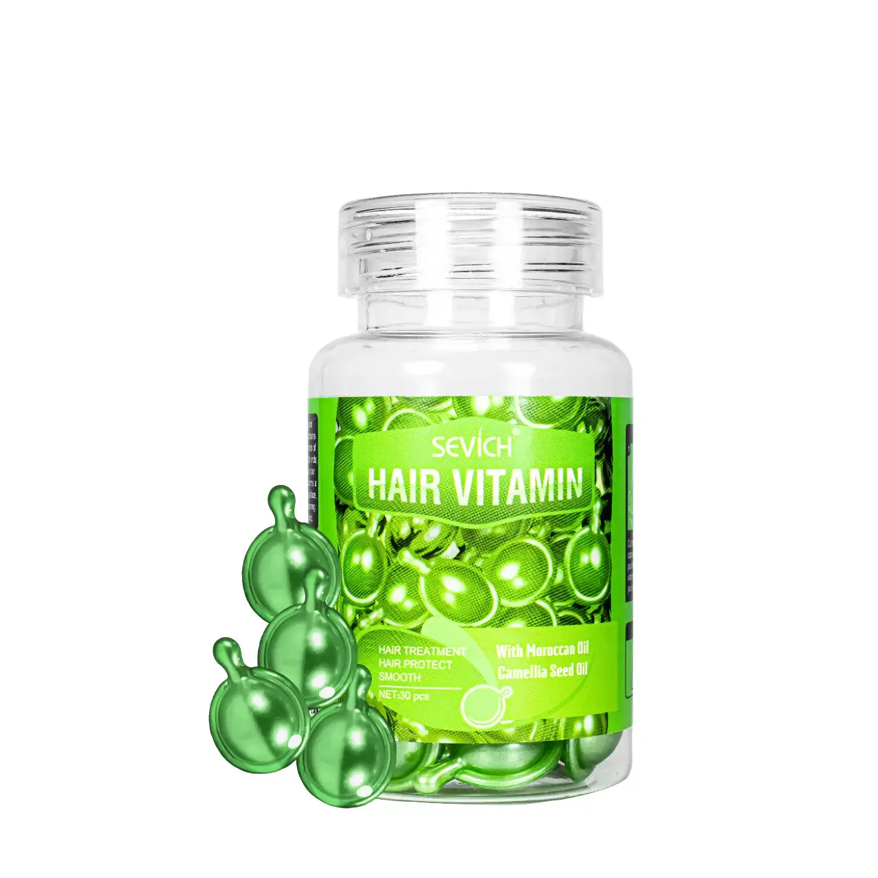 Вітаміни *Капсули для волосся Сяйво кольору Sevich Hair Vitamin With Morocan Oil & Camellia Oil, 30 шт